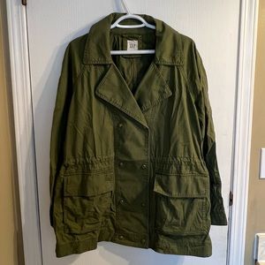 Gap, Large, Green Utility Coat